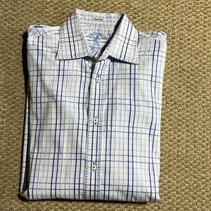 Men’s Bugatchi dress shirt - XL shaped fit